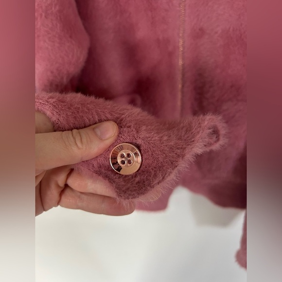 NWOT ANTHROPOLOGIE MAEVE KALISTA EYELASH SWEATER JACKET Size SMALL pink - Picture 4 of 10